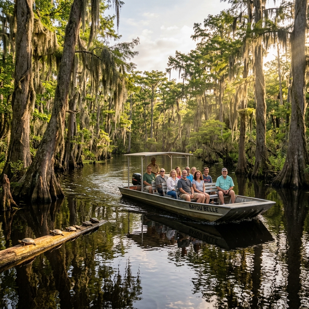 Ragin Cajun private covered tour